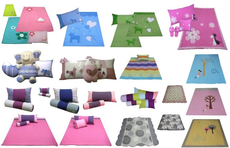 Bedding cushion pillow Set Blanket Mat Pad... Made in Korea